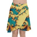 Fractal Art Fractals Digital Art Chiffon Wrap Front Skirt View1