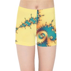 Fractal Art Fractals Digital Art Kids  Sports Shorts by Uceng