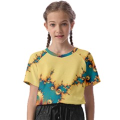 Fractal Art Fractals Digital Art Kids  Basic Tee by Uceng