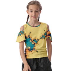 Fractal Art Fractals Digital Art Kids  Butterfly Cutout Tee by Uceng