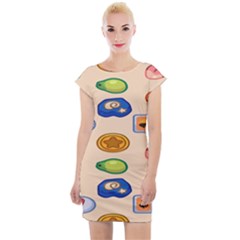 Acnh Wallpaper Cap Sleeve Bodycon Dress by artworkshop