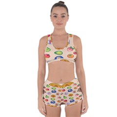 Acnh Wallpaper Racerback Boyleg Bikini Set by artworkshop