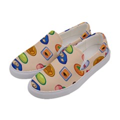 Acnh Wallpaper Women s Canvas Slip Ons by artworkshop