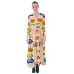 Acnh Wallpaper Button Up Maxi Dress by artworkshop