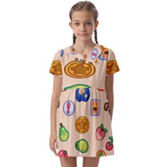 Acnh Wallpaper Kids  Asymmetric Collar Dress by artworkshop