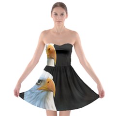 Bird Strapless Bra Top Dress by artworkshop