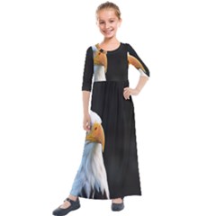 Bird Kids  Quarter Sleeve Maxi Dress by artworkshop