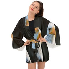 Bird Long Sleeve Kimono by artworkshop