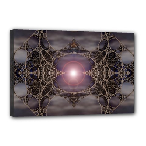 Fantasy Science Fiction Portal Canvas 18  X 12  (stretched) by Uceng