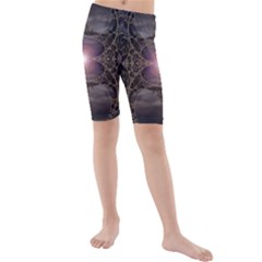 Fantasy Science Fiction Portal Kids  Mid Length Swim Shorts by Uceng