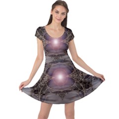 Fantasy Science Fiction Portal Cap Sleeve Dress by Uceng