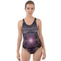 Fantasy Science Fiction Portal Cut-Out Back One Piece Swimsuit View1