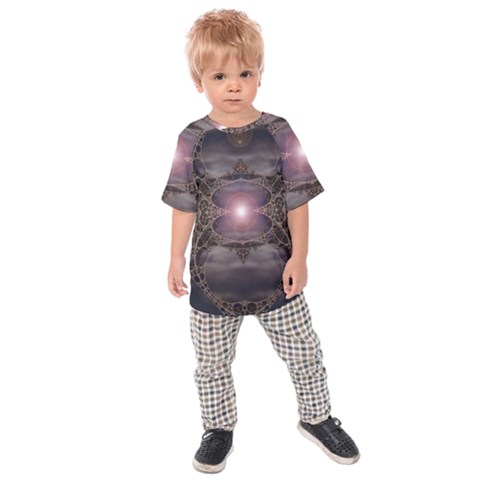 Fantasy Science Fiction Portal Kids  Raglan Tee by Uceng