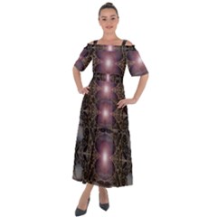 Fantasy Science Fiction Portal Shoulder Straps Boho Maxi Dress  by Uceng