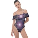 Fantasy Science Fiction Portal Frill Detail One Piece Swimsuit View1