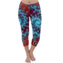 Fractal Pattern Background Capri Winter Leggings  View1