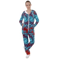 Fractal Pattern Background Women s Tracksuit by Uceng