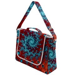 Fractal Pattern Background Box Up Messenger Bag by Uceng