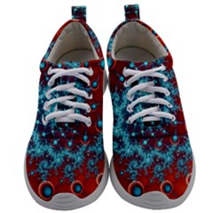 Fractal Pattern Background Mens Athletic Shoes by Uceng