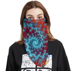 Fractal Pattern Background Face Covering Bandana (triangle) by Uceng