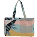 Leaves Pattern Design Colorful Canvas Work Bag View2