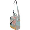 Leaves Pattern Design Colorful Crossbody Day Bag View1