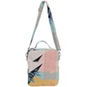 Leaves Pattern Design Colorful Crossbody Day Bag View3