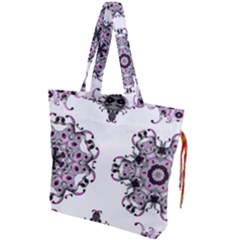 Frame Border Picture Frame Drawstring Tote Bag by Uceng