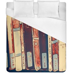 Books Shelf Library Book Shelf Duvet Cover (california King Size) by Uceng