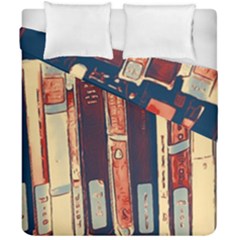 Books Shelf Library Book Shelf Duvet Cover Double Side (california King Size) by Uceng