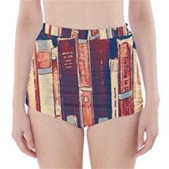 Books Shelf Library Book Shelf High-waisted Bikini Bottoms by Uceng