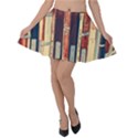 Books Shelf Library Book Shelf Velvet Skater Skirt View1