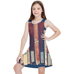 Books Shelf Library Book Shelf Kids  Lightweight Sleeveless Dress by Uceng