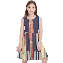 Books Shelf Library Book Shelf Kids  Skater Dress by Uceng