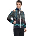 Brain Mind Technology Circuit Board Layout Patterns Men s Bomber Jacket View2