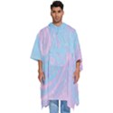 Flamingo Men s Hooded Rain Ponchos View1