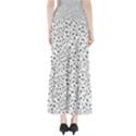 Winking Emoticon Sketchy Drawing Motif Random Pattern Full Length Maxi Skirt View2