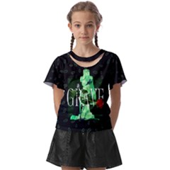 Grave Kids  Front Cut Tee by CreatureFeature