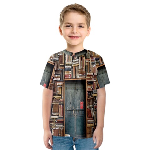 Books Kids  Sport Mesh Tee by artworkshop