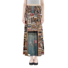 Books Full Length Maxi Skirt by artworkshop