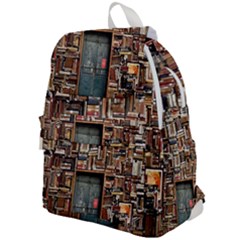 Books Top Flap Backpack by artworkshop