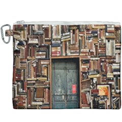 Books Canvas Cosmetic Bag (xxxl) by artworkshop