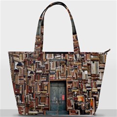 Books Back Pocket Shoulder Bag  by artworkshop