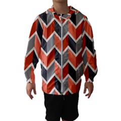 Colorful Zigzag Pattern Wallpaper Free Vector Kids  Hooded Windbreaker by artworkshop