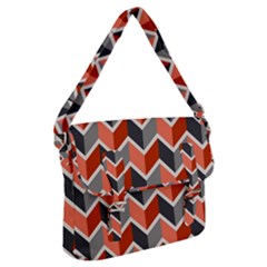 Colorful Zigzag Pattern Wallpaper Free Vector Buckle Messenger Bag by artworkshop