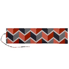 Colorful Zigzag Pattern Wallpaper Free Vector Roll Up Canvas Pencil Holder (l) by artworkshop