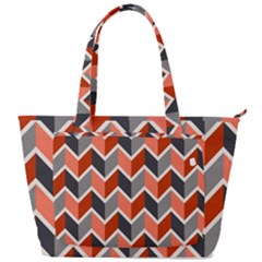 Colorful Zigzag Pattern Wallpaper Free Vector Back Pocket Shoulder Bag  by artworkshop