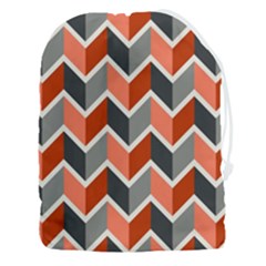 Colorful Zigzag Pattern Wallpaper Free Vector Drawstring Pouch (3xl) by artworkshop