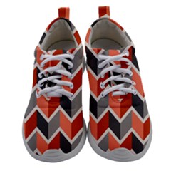 Colorful Zigzag Pattern Wallpaper Free Vector Women Athletic Shoes by artworkshop