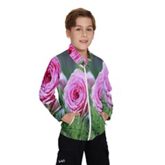 Flowers Kids  Windbreaker by artworkshop